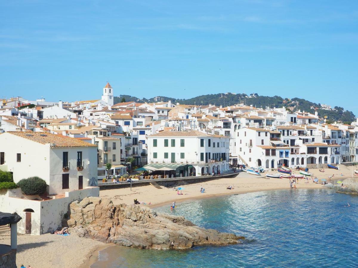 Apartamento en Calella de Palafrugell con vistas al mar, piscina y terraza Esterno foto